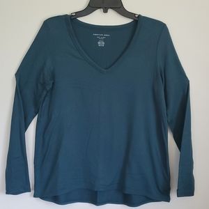 Teal American Eagle long sleeve